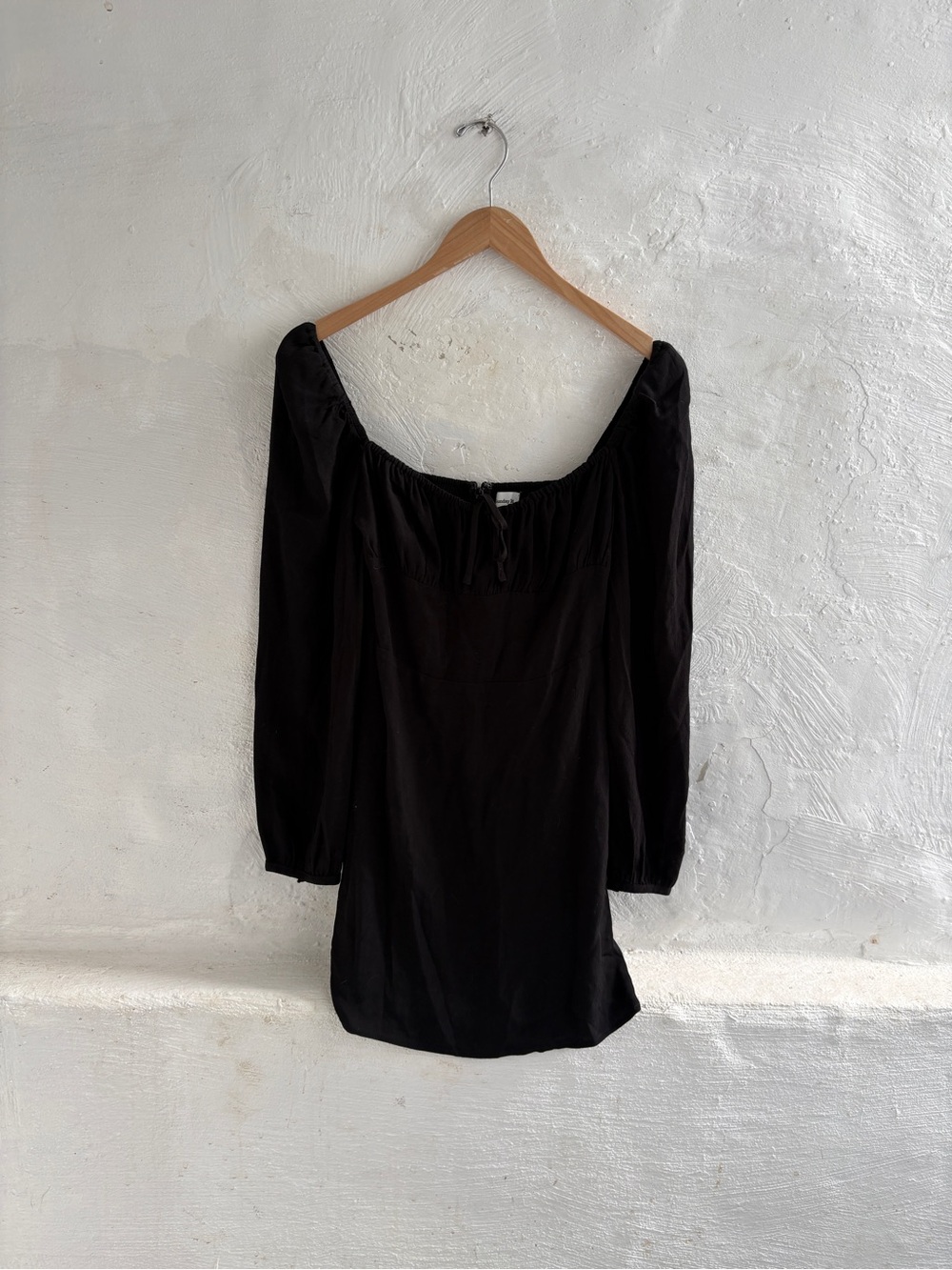 Aritzia SUNDAY BEST "Delilah" Longsleeve Dress Black